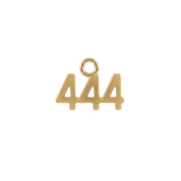 Basic Angel Numbers in 14K Gold (4.7 mm) (Semi-Polished)