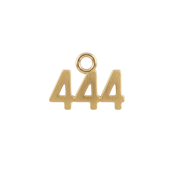 Basic Angel Numbers in 14K Gold (5.3 mm) (Semi-Polished)