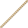 Round 4 Prong Tennis Necklace Chain By The Inch in 14K Gold (No Clasp)