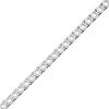Round 4 Prong Tennis Necklace Chain By The Inch in 14K Gold (No Clasp)