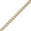 Round 4 Prong Tennis Necklace Chain By The Inch in 14K Gold (No Clasp)