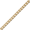 Round 4 Prong Tennis Necklace Chain By The Inch in 14K Gold (No Clasp)