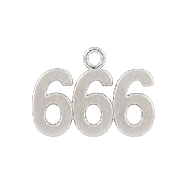 Classic Angel Number Pendants in 14K Gold (15 mm)