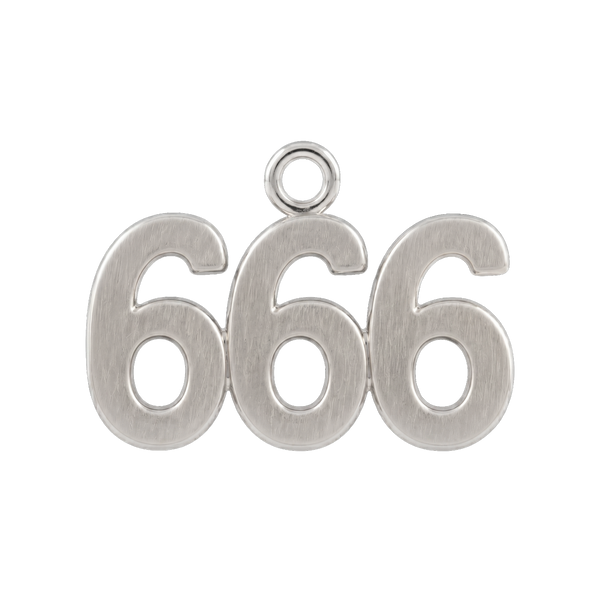 Classic Angel Number Pendants in 14K Gold (20 mm)