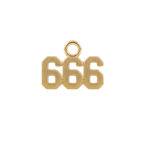 Basic Angel Numbers in 14K Gold (5.3 mm) (Semi-Polished)