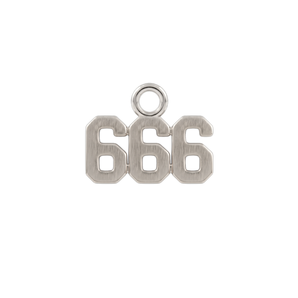 Basic Angel Numbers in Sterling Silver (5.3 mm) (Semi-Polished)