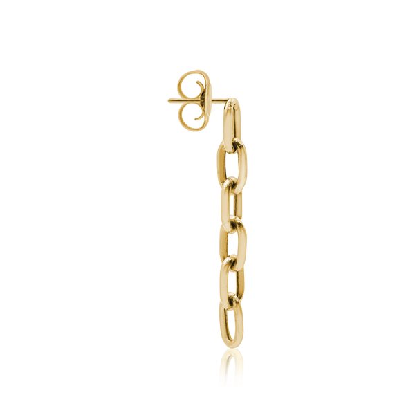 Houston St. Semi-Solid Cable Chain Earrings