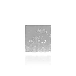 6K / 6 White Gold Plate Solder