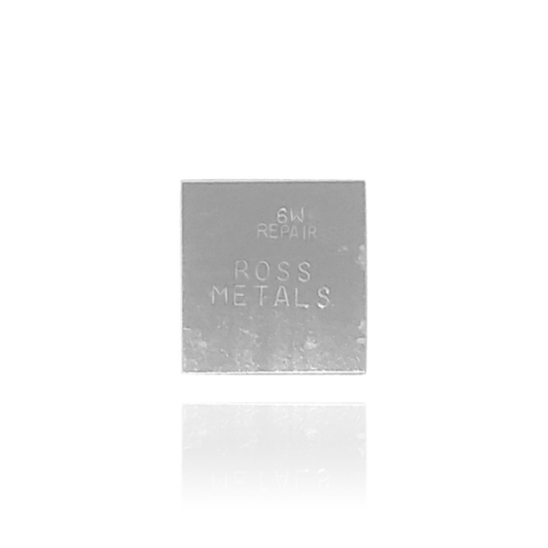 6K / 6 White Gold Plate Solder