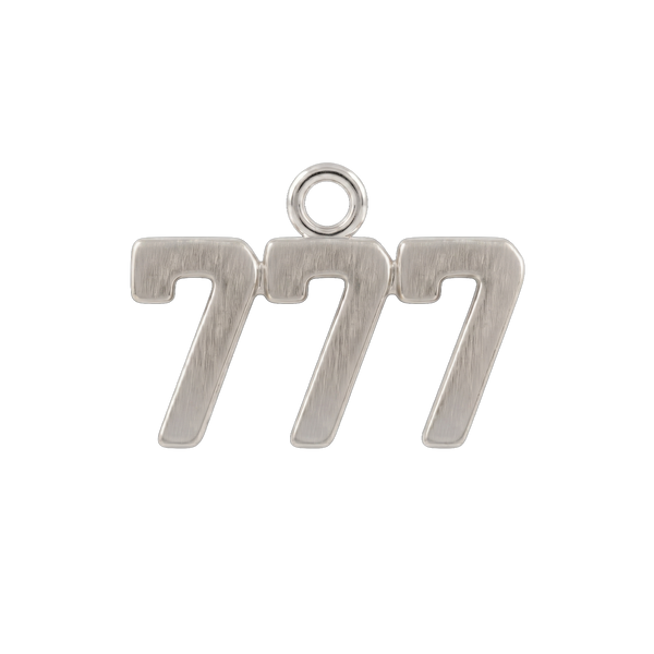 Basic Angel Numbers in 14K Gold (12.7 mm) (Semi-Polished)