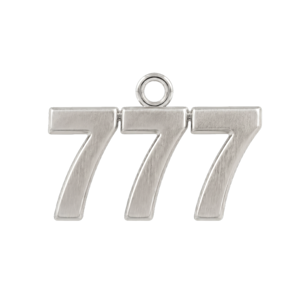 Classic Angel Number Pendants in 14K Gold (20 mm)