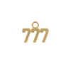 Basic Angel Numbers in 14K Gold (4.7 mm) (Semi-Polished)