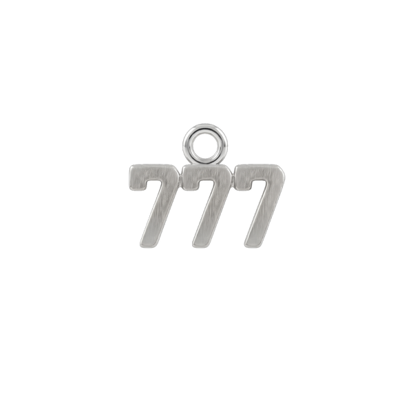 Basic Angel Numbers in Sterling Silver (4.7 mm) (Semi-Polished)