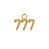 Basic Angel Numbers in 14K Gold (5.3 mm) (Semi-Polished)
