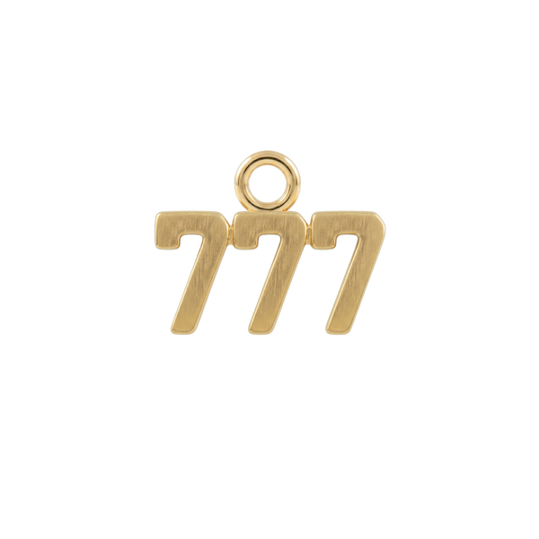 Basic Angel Numbers in 14K Gold (5.3 mm) (Semi-Polished)