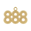Classic Angel Number Pendants in 14K Gold (25 mm)