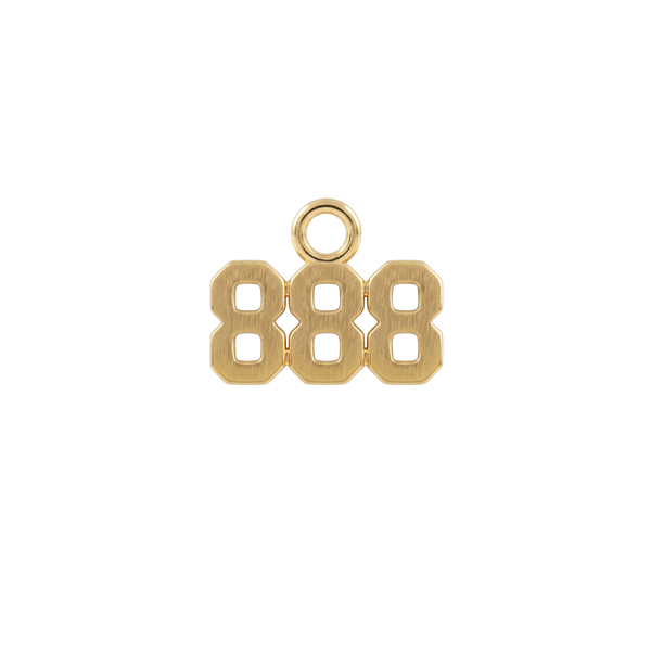 Basic Angel Numbers in 14K Gold (4.7 mm) (Semi-Polished)