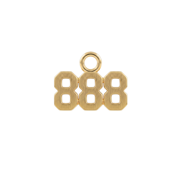 Basic Angel Numbers in 14K Gold (5.3 mm) (Semi-Polished)