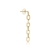Houston St. Semi-Solid Cable Chain Earrings
