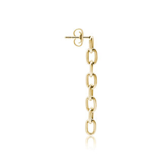 Houston St. Semi-Solid Cable Chain Earrings