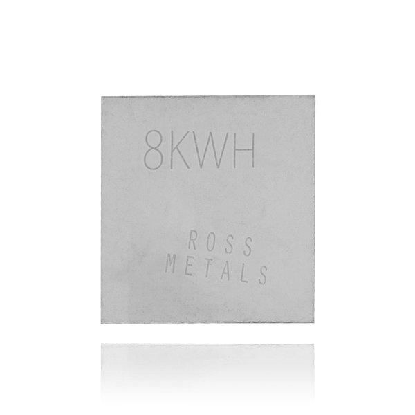 8K / 8 White Gold Plate Solder