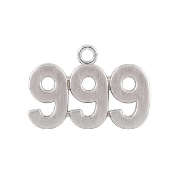 Classic Angel Number Pendants in 14K Gold (15 mm)