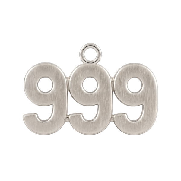 Classic Angel Number Pendants in 14K Gold (20 mm)
