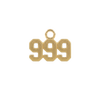 Basic Angel Numbers in 14K Gold (4.7 mm) (Semi-Polished)