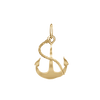Anchor with Rope Charm (16 x 17mm)