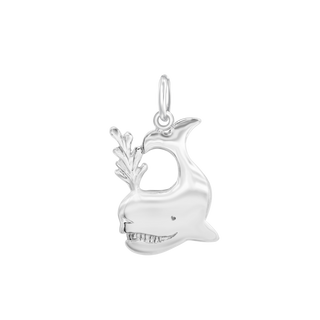 Whale Spraying Charm (23 x 13mm)