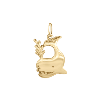 Whale Spraying Charm (23 x 13mm)