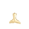 Whale Tail Charm  (16 x 17mm)