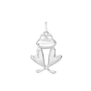 Smiling Frog Charm (27 x 17mm)