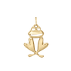 Smiling Frog Charm (27 x 17mm)