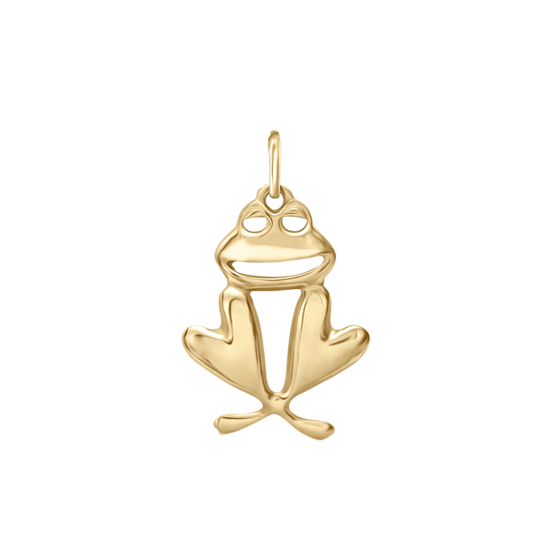 Smiling Frog Charm (27 x 17mm)