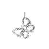 Butterfly Outline Charm (21 x 17mm)