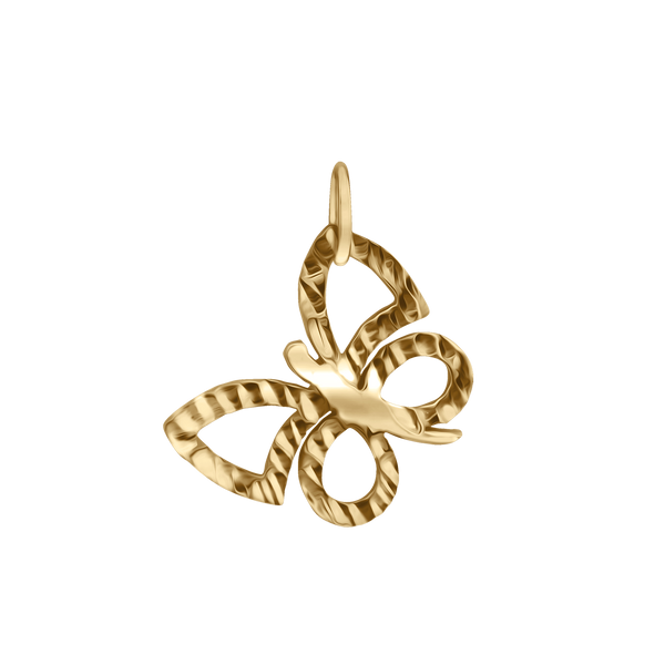 Butterfly Outline Charm (21 x 17mm)
