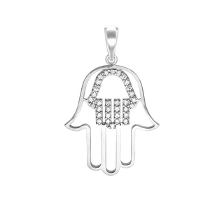 ITI NYC Hamsa Pendant in Sterling Silver