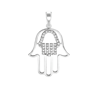 ITI NYC Hamsa Pendant in Sterling Silver