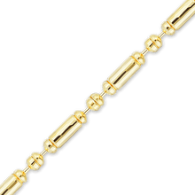 Load image into Gallery viewer, Bulk / Spooled Alternating Bead Chain in 14K Yellow Gold (1.30 mm)
