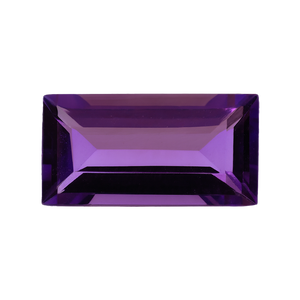Baguette AAA Natural Amethyst - February Birthstones