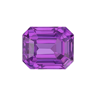 Emerald Shape AAA Natural Amethyst - February Birthstones