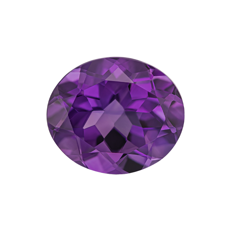 Oval Amethyst - February Birthstones