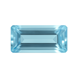 Baguette AAA Natural Aquamarine - March Birthstones
