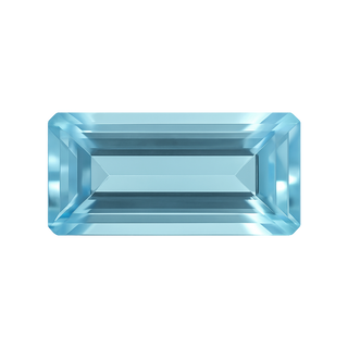 Baguette AAA Natural Aquamarine - March Birthstones
