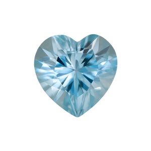 Heart AAA Natural Aquamarine - March Birthstones