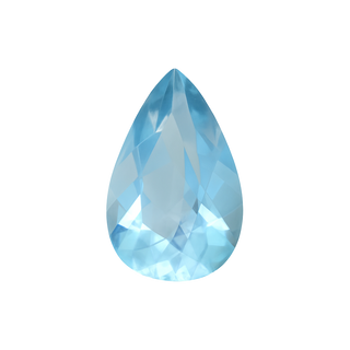Pear Shape AAA Natural Aquamarine - March Birthstones