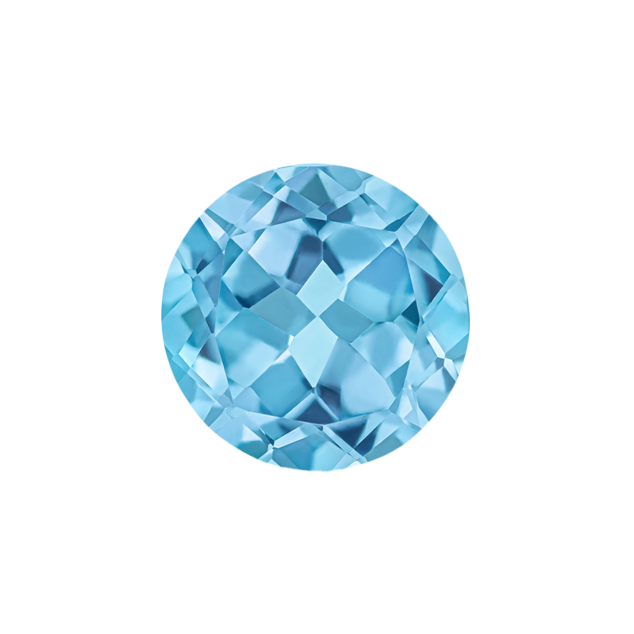 Round Aquamarine - March Birthstones