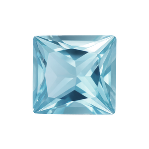 Square AAA Natural Aquamarine - March Birthstones