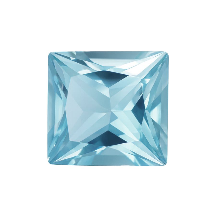 Square Aquamarine - March Birthstones